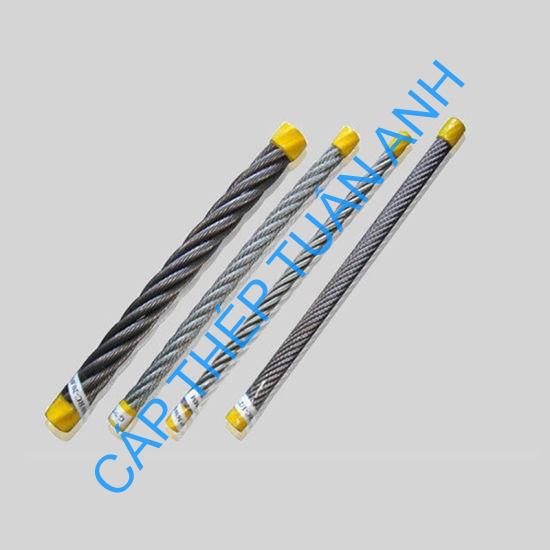 Cáp thép chống xoắn D12 6mm 19X7 Steel Rope for Special Wooden Reel